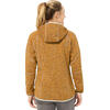 Auf diesem Bild sehen Sie Spitzbergen Damen Kapuzen-Strickfleecejacke in der Farbe gelb melange