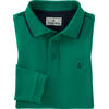Auf diesem Bild sehen Sie Jacques Britt Herren Poloshirt Piqu langarm in der Farbe grn