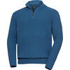 Auf diesem Bild sehen Sie Stone Rich Herren Strick-Troyer in der Farbe blau