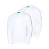 Auf diesem Bild sehen Sie Benetton 2er Pack Herren Langarm-Shirts in der Farbe wei�