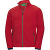 Auf diesem Bild sehen Sie Benetton Herren Fleecejacke in der Farbe rot