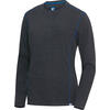 Auf diesem Bild sehen Sie Franz Klammer Thermo-Langarm-Shirt unisex in der Farbe anthrazit-melange