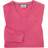 Auf diesem Bild sehen Sie Jacques Britt Damen Pullover mit V-Ausschnitt in der Farbe pink