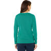 Auf diesem Bild sehen Sie Jacques Britt Damen Pullover mit V-Ausschnitt in der Farbe mintgr�n