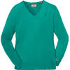 Auf diesem Bild sehen Sie Jacques Britt Damen Pullover mit V-Ausschnitt in der Farbe mintgr�n