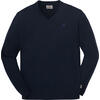 Auf diesem Bild sehen Sie Jacques Britt Herren Pullover mit V-Ausschnitt in der Farbe marine