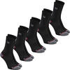 Auf diesem Bild sehen Sie 5er Pack Wilson Aktiv Socken hoch unisex  in der Farbe schwarz