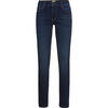 Auf diesem Bild sehen Sie Mustang Damen Stretch-Jeans in der Farbe dunkelblau