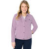 Auf diesem Bild sehen Sie Sisley Damen Jeansjacke in der Farbe flieder