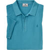 Auf diesem Bild sehen Sie Jacques Britt Herren Strick-Poloshirt kurzarm in der Farbe t�rkis