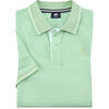 Auf diesem Bild sehen Sie Polo Sylt Herren Poloshirt Melange, atmungsaktiv und pflegeleicht in der Farbe hellgr�n