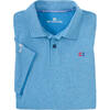 Auf diesem Bild sehen Sie Spitzbergen Herren Funktions-Poloshirt, kurzarm und knitterfrei in der Farbe blau