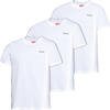 Auf diesem Bild sehen Sie Kappa 3er Pack T-Shirts unisex in der Farbe wei�