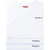 Auf diesem Bild sehen Sie Kappa 3er Pack T-Shirts unisex, pflegeleicht aus 100% Baumwolle in der Farbe wei�