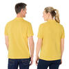 Auf diesem Bild sehen Sie Benetton Poloshirt kurzarm unisex, unifarben aus 100% Baumwolle&nbsp; in der Farbe gelb
