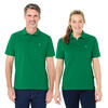Auf diesem Bild sehen Sie Benetton Poloshirt kurzarm unisex, unifarben aus 100% Baumwolle&nbsp; in der Farbe gr�n