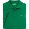 Auf diesem Bild sehen Sie Benetton Poloshirt kurzarm unisex, unifarben aus 100% Baumwolle&nbsp; in der Farbe gr�n