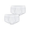 Auf diesem Bild sehen Sie Stroendberg 2er Pack Herren Lufttrikot-Slips in der Farbe wei�