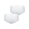 Auf diesem Bild sehen Sie Stroendberg 2er Pack Herren Lufttrikot-Slips in der Farbe wei�