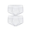 Auf diesem Bild sehen Sie Stroendberg 2er Pack Herren Lufttrikot-Slips in der Farbe wei�