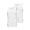 Auf diesem Bild sehen Sie Stroendberg 2er Pack Herren Lufttrikot-Tr�gershirts in der Farbe wei�