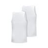 Auf diesem Bild sehen Sie Stroendberg 2er Pack Herren Lufttrikot-Tr�gershirts in der Farbe wei�