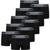 Auf diesem Bild sehen Sie Jacques Britt 10er Pack Boxershorts, Baumwolle mit Stretch in der Farbe schwarz