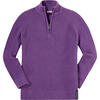 Auf diesem Bild sehen Sie Strenesse Blue Damen Stehkragenpullover mit Zipp in der Farbe lila