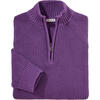 Auf diesem Bild sehen Sie Strenesse Blue Damen Stehkragenpullover mit Zipp in der Farbe lila