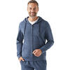 Auf diesem Bild sehen Sie Tremblay Herren Hausanzug Fleecejacke in der Farbe blau