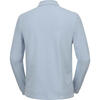 Auf diesem Bild sehen Sie Benetton Poloshirt langarm unisex, hautfreundlich aus 100% Baumwolle in der Farbe hellblau