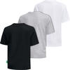 Auf diesem Bild sehen Sie Benetton 3er Pack Kinder T-Shirts in der Farbe gemischt