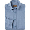 Auf diesem Bild sehen Sie Ducktail Herren Flanellhemd aus 100% Baumwolle mit Button-Down-Kragen in der Farbe hellblau