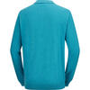 Auf diesem Bild sehen Sie Jacques Britt Herren Strick-Poloshirt langarm in der Farbe t�rkis