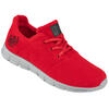 Auf diesem Bild sehen Sie Tiroler Loden Merino-Sneaker unisex in der Farbe rot