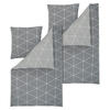 Auf diesem Bild sehen Sie Primbausch 2er Pack Biber-Flanell Bettw�sche in der Farbe anthrazit
