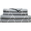Auf diesem Bild sehen Sie Primbausch 2er Pack Biber-Flanell Bettw�sche in der Farbe anthrazit