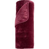 Auf diesem Bild sehen Sie Country Home Collection Kuscheldecke in der Farbe bordeaux