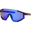 Auf diesem Bild sehen Sie Reusch Sportsonnenbrille mit Etui in der Farbe schwarz