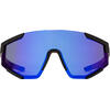 Auf diesem Bild sehen Sie Reusch Sportsonnenbrille mit Etui in der Farbe schwarz