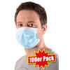 100er Pack Einweg-Mund-Nasen-Schutzmasken