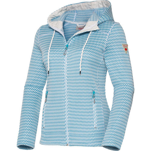 ColorU Damen Jacquard-Strickjacke