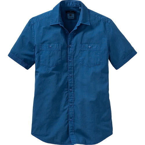 Jacques Lemand Herren Kurzarmhemd im Washerlook Jacques Lemand Herren Kurzarmhemd im Washerlook