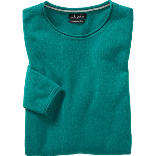 Emilia Parker Kaschmir-Seiden-Rundhalspullover