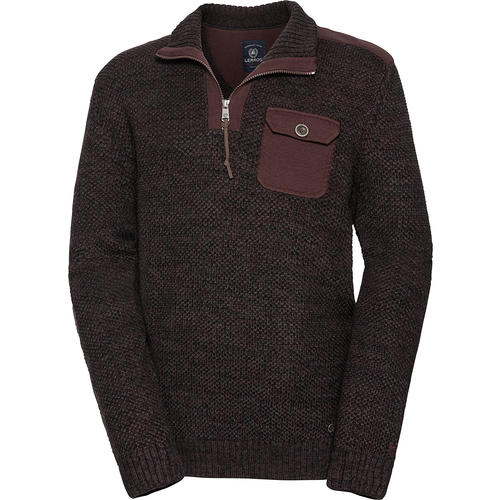LERROS Herren Grobstrickpullover
