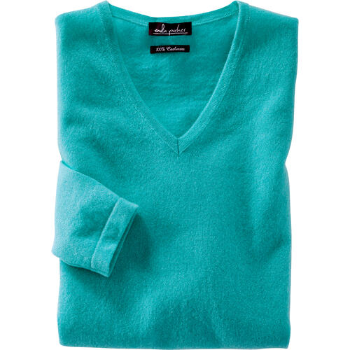 Emilia Parker Damen Kaschmir V-Pullover