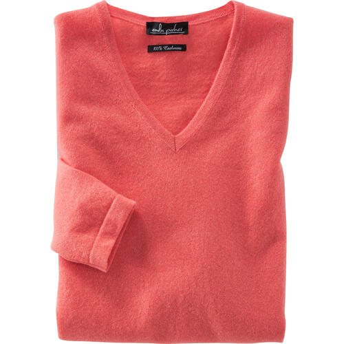 Emilia Parker Damen Kaschmir V-Pullover