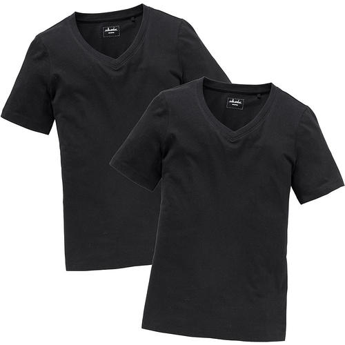 Emilia Parker Damen V-Shirt Doppelpack