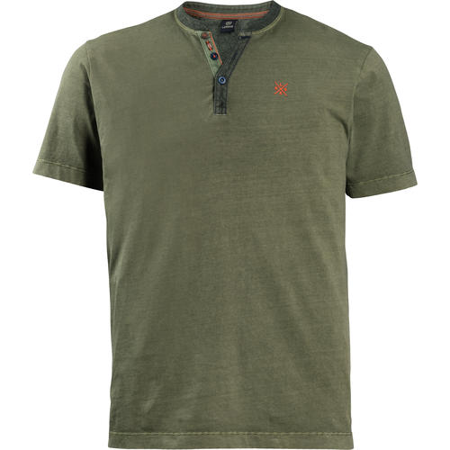LERROS Herren Shirts mit Serafino-Kragen