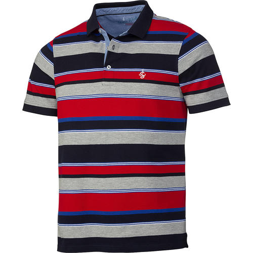 Stone Rich Herren Poloshirt gestreift